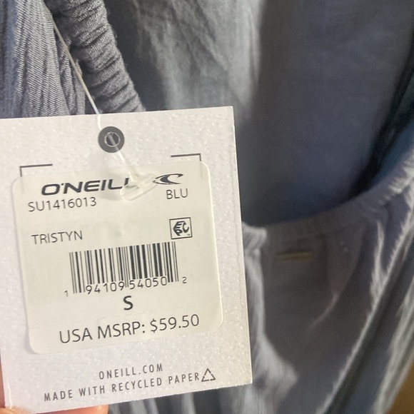 Sz S NWT O’Neill “Tristyn” Halter Neck Open Back Dress SU1416013 - Picture 4 of 5